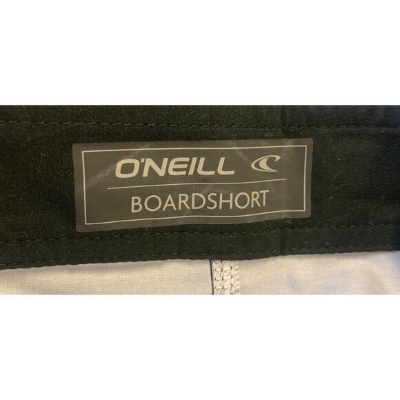 ONeill Mens Camouflage Boardshorts Size 36 Surf Swim Vacation Beach Gray EUC - Picture 7 of 8